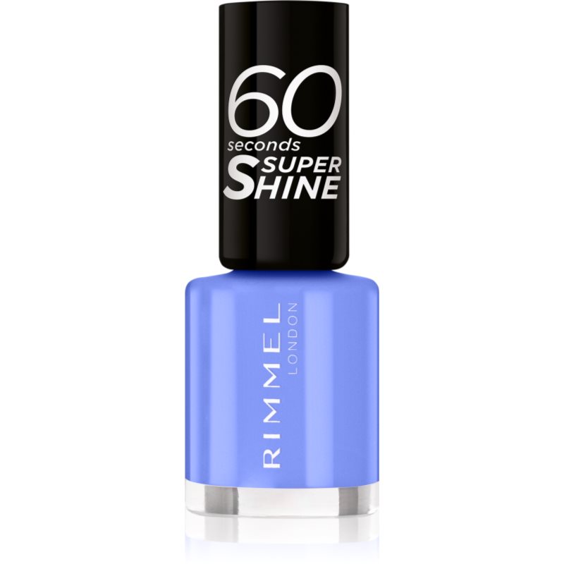 Rimmel 60 Seconds Super Shine lac de unghii culoare 856 Blue Breeze 8 ml