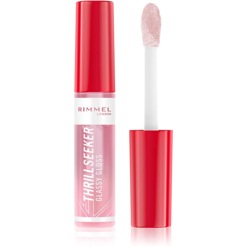 Rimmel Thrill Seeker Glassy Gloss luciu de buze pentru un volum suplimentar culoare 100 Coco Suga 10 ml