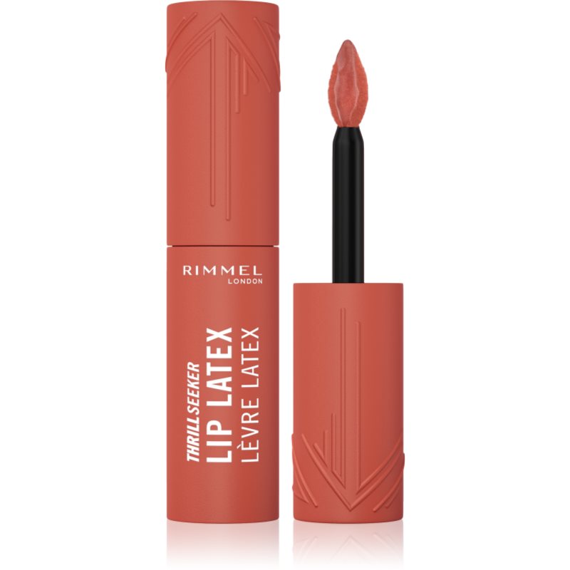 Rimmel Thrill Seeker Lip Latex ruj de buze lichid culoare 200 So Peachy 6 ml