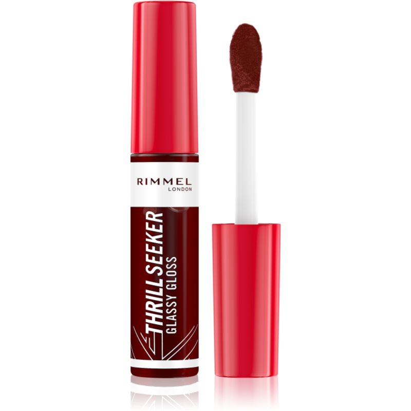 Rimmel Thrill Seeker Glassy Gloss luciu de buze pentru un volum suplimentar culoare 750 Frosted Berry 10 ml