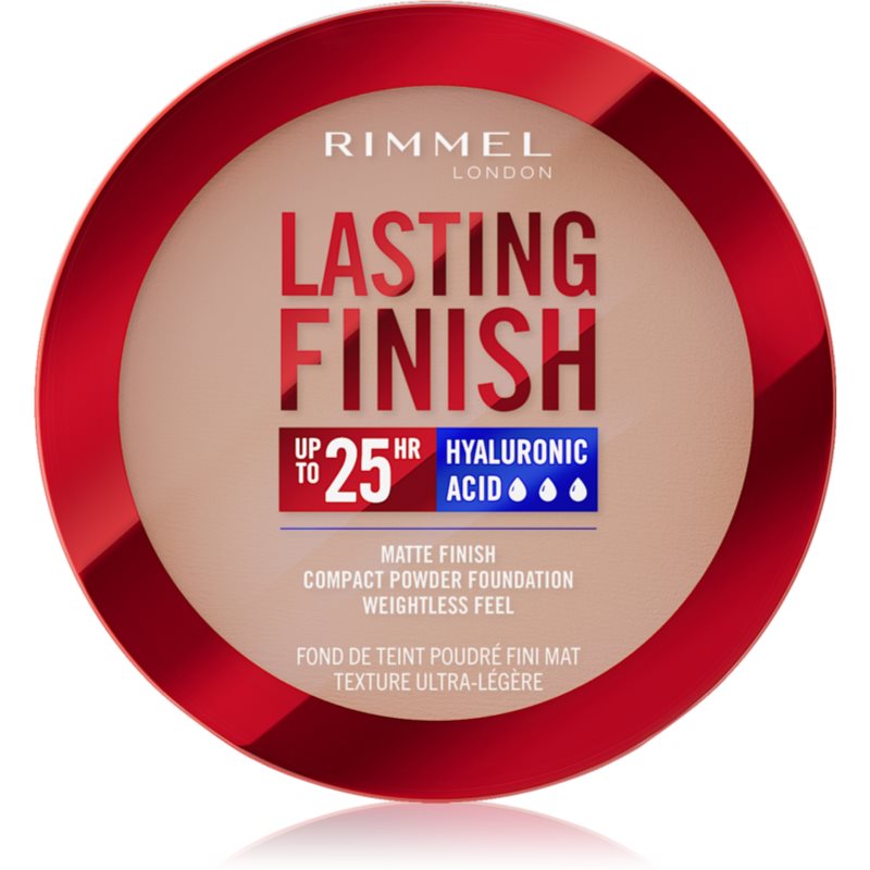 Rimmel Lasting Finish 25H pudra compacta SPF 20 culoare 006 Rose Vanilla 7 g