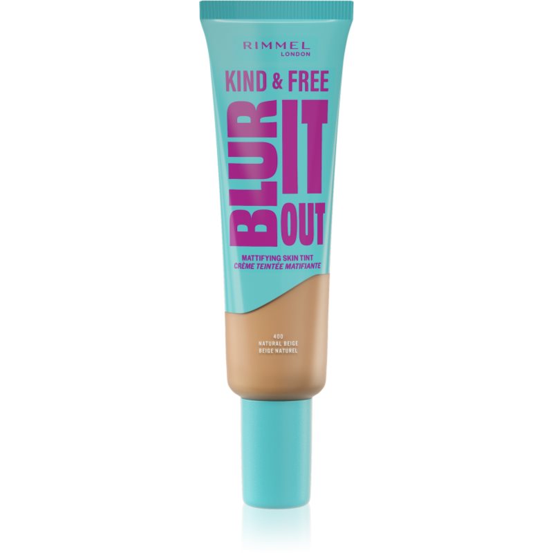 Rimmel Kind & Free Blur It Out machiaj ușor de hidratare SPF 20 culoare 400 Natural Beige 30 ml