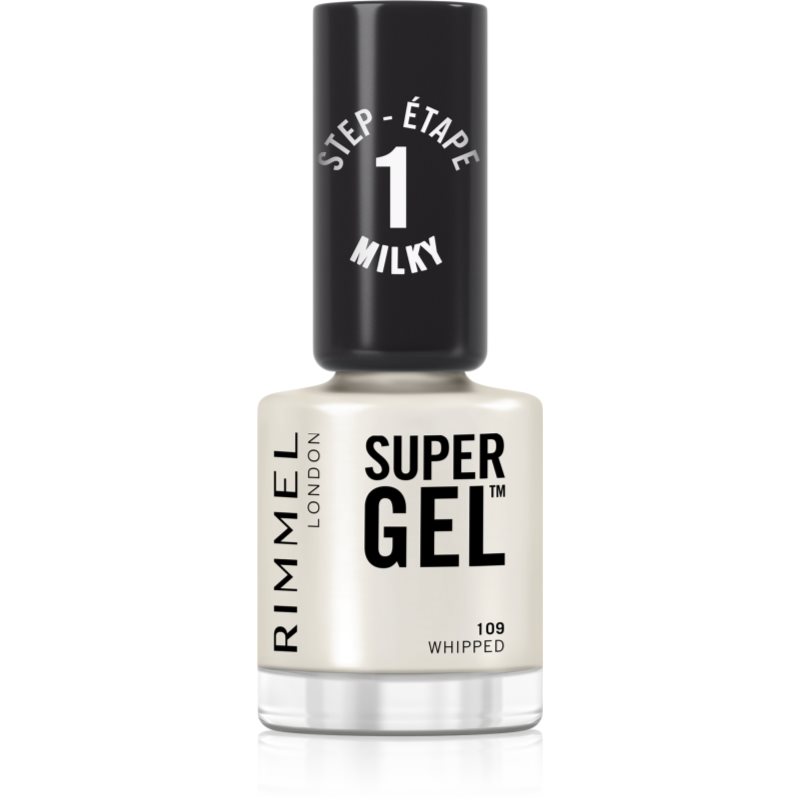 Rimmel Super Gel gel de unghii fara utilizarea UV sau lampa LED culoare 109 Whipped 12 ml