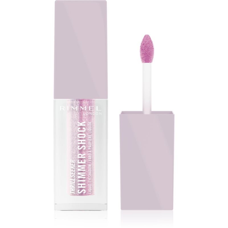 Rimmel Thrill Seeker Shimmer Shock farduri de ochi lichide cu sclipici culoare 002 Delulu 3.5 ml