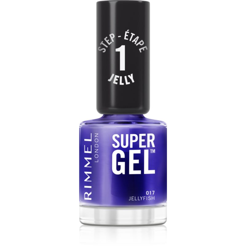 Rimmel Super Gel gel de unghii fara utilizarea UV sau lampa LED culoare 017 Lacquer Jellyfish 12 ml