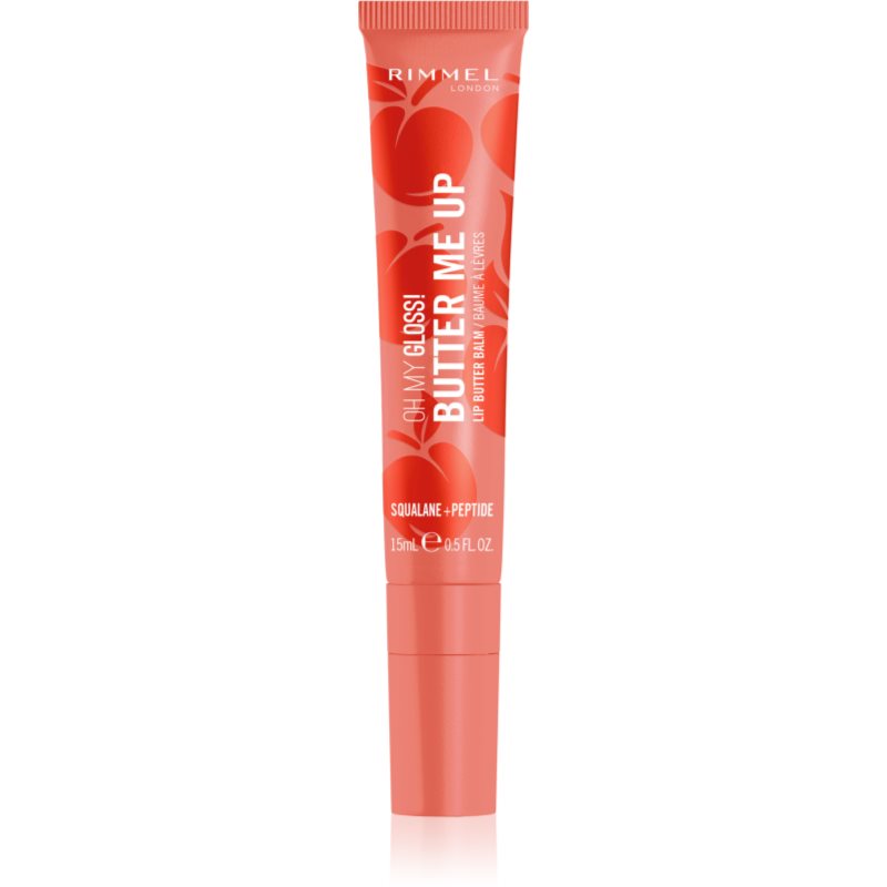 Rimmel Oh My Gloss! Butter Me Up Balsam de buze hidratant culoare 010 Apricello 15 ml
