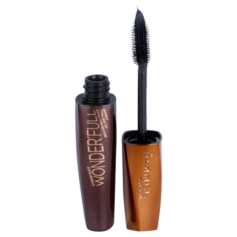 Rimmel Wonder\'Full mascara cu ulei de argan culoare 003 Extreme Black 11 ml