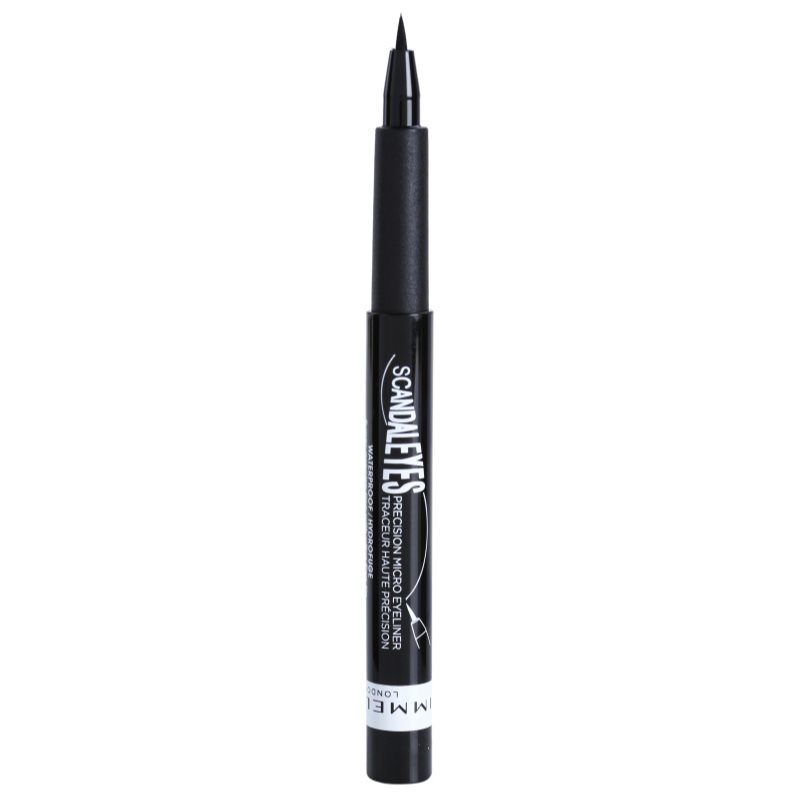 Rimmel ScandalEyes Micro eyeliner impermeabil culoare 001 Black 1.1 ml