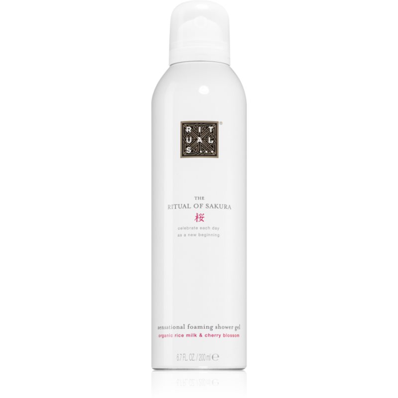 Rituals The Ritual Of Sakura spumă pentru duș Rice Milk & Cherry Blossom 200 ml