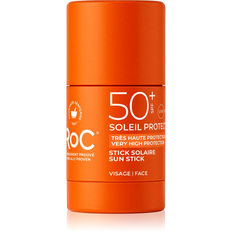 RoC Soleil Protect Sun Stick stick protector pentru zonele sensibile SPF 50+ 15 g
