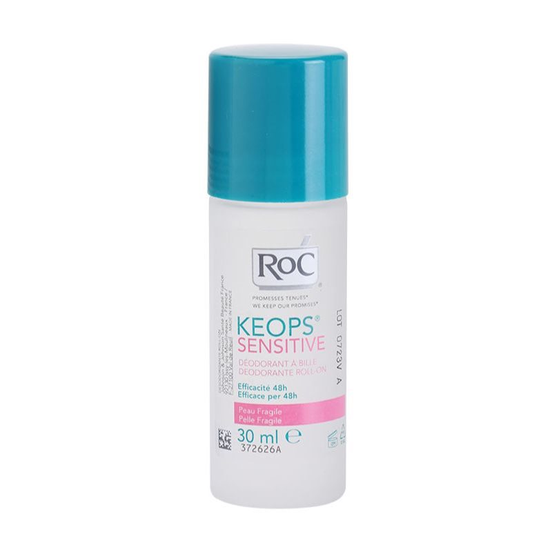 RoC Keops Sensitive Deodorant roll-on pentru piele sensibila 48h  30 ml