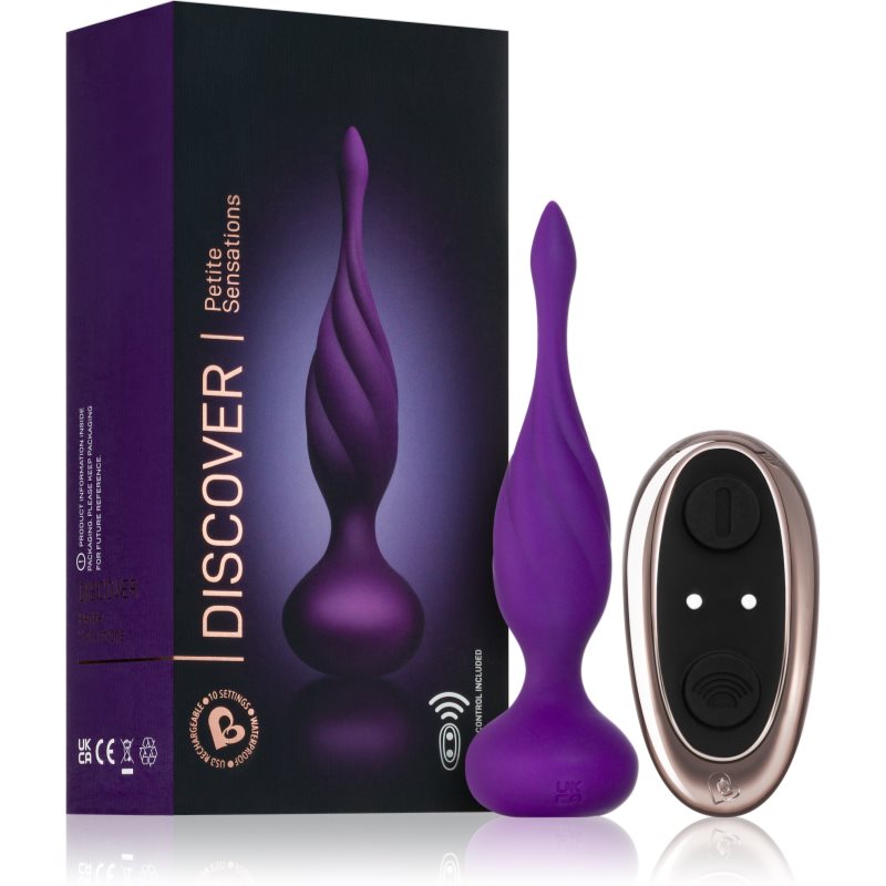 Rocks-Off DISCOVER Petite Sensations vibrator anal Purple 13,3 cm