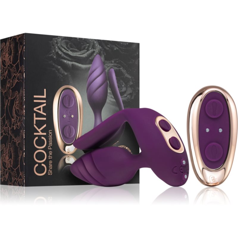 Rocks-Off Cocktail vibrator Purple 11,5 cm