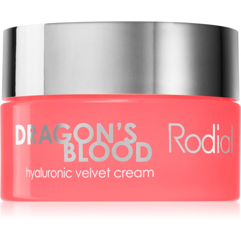 Rodial Dragon\'s Blood Hyaluronic Velvet Cream crema de fata hidratanta cu acid hialuronic 10 ml