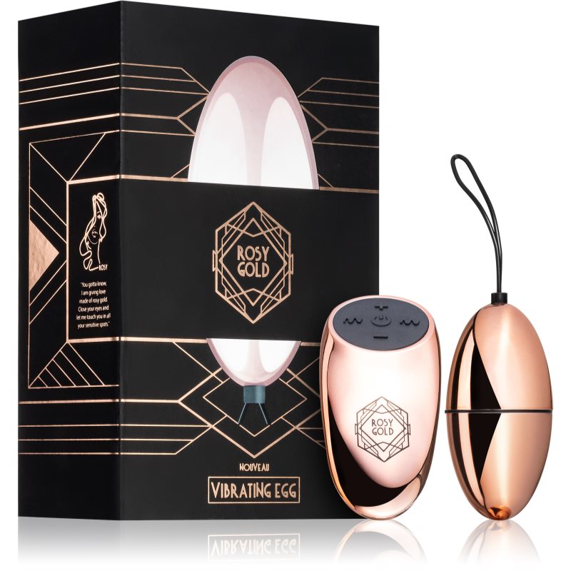 Rosy Gold Vibrating Egg ou vibrator 7 cm