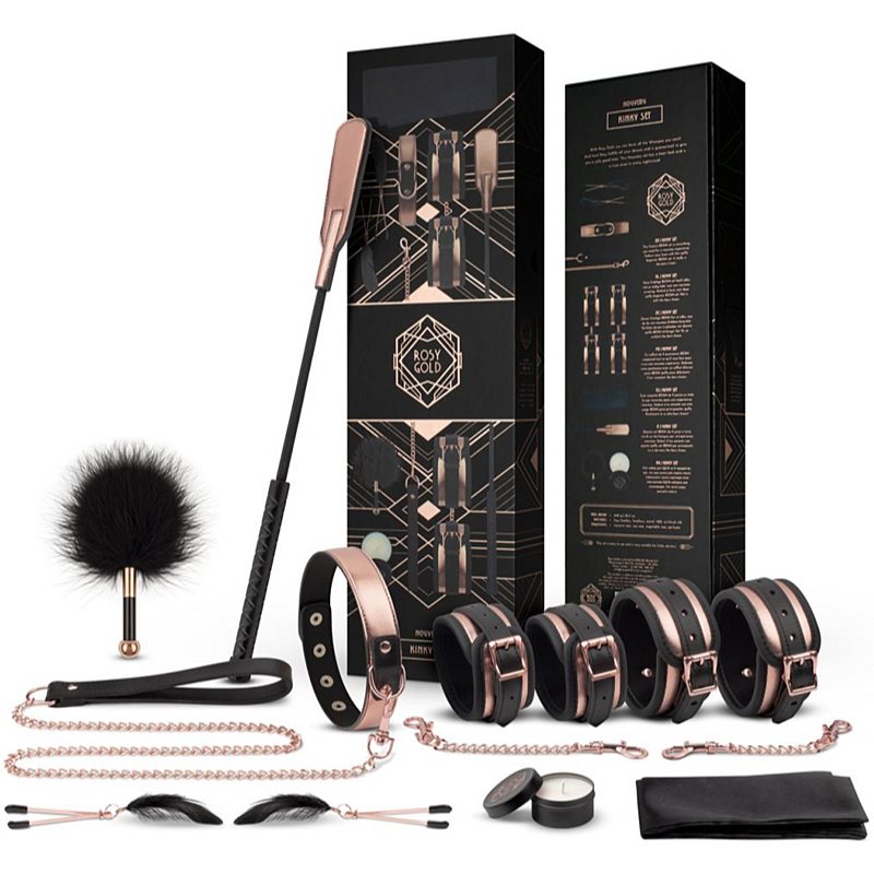 Rosy Gold Nouveau BDSM set accesorii BDSM Gold