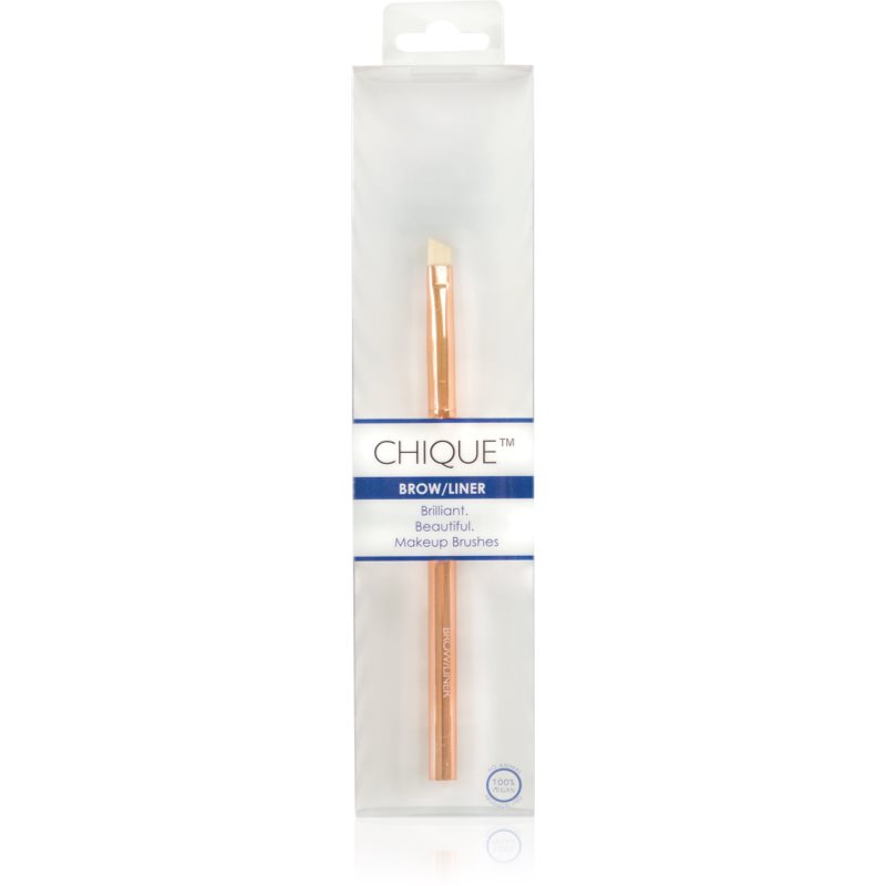 Royal and Langnickel Chique Rose Gold pensulă pentru gene și sprâncene 1 buc