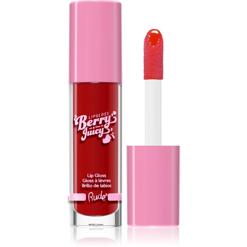 Rude Cosmetics Berry Juicy lip gloss hidratant culoare Coral Kiss 4 g