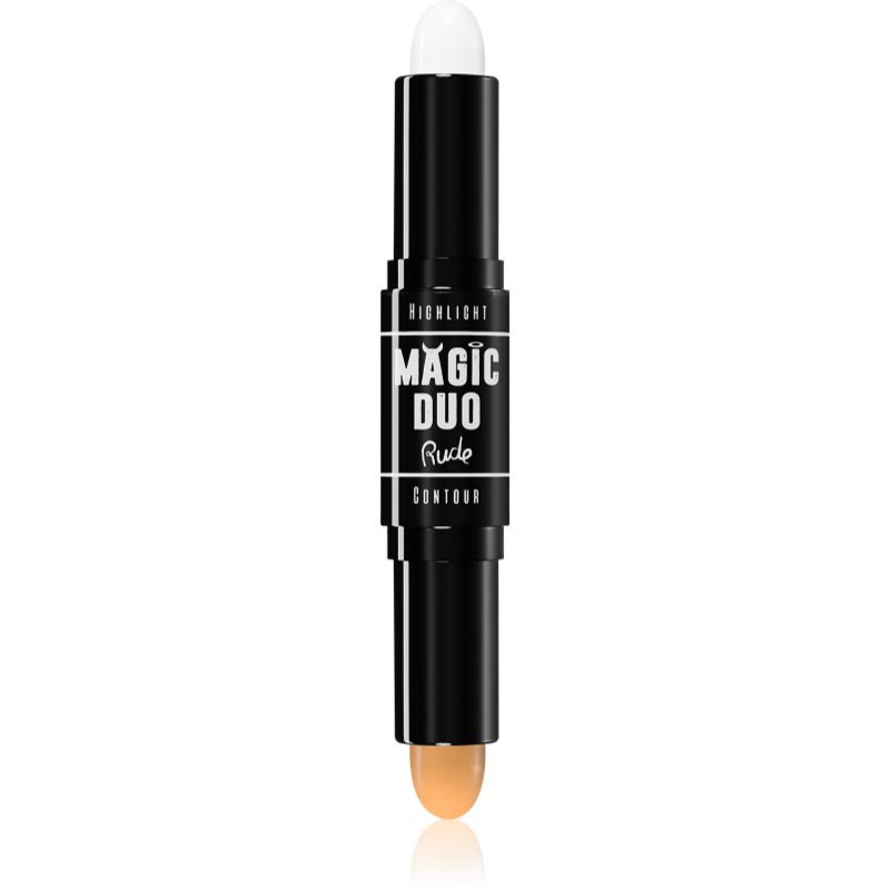 Rude Cosmetics Magic Duo baton pentru dublu contur culoare Light 4.5 g