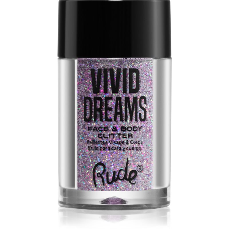 Rude Cosmetics Vivid Dreams sclipici pentru față și corp culoare Multiverse 2.7 g