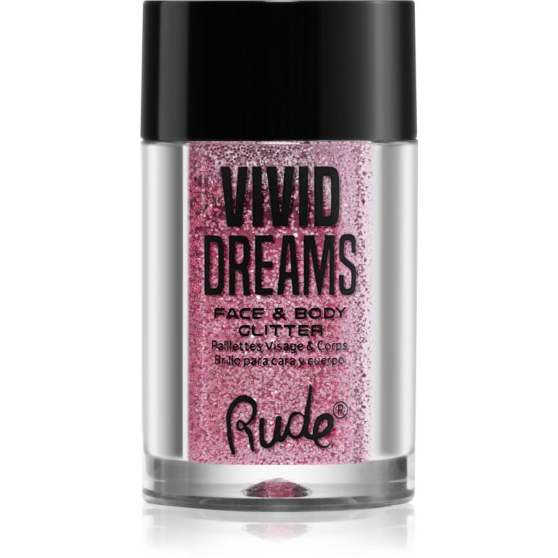 Rude Cosmetics Vivid Dreams sclipici pentru față și corp culoare Daydream 2.7 g