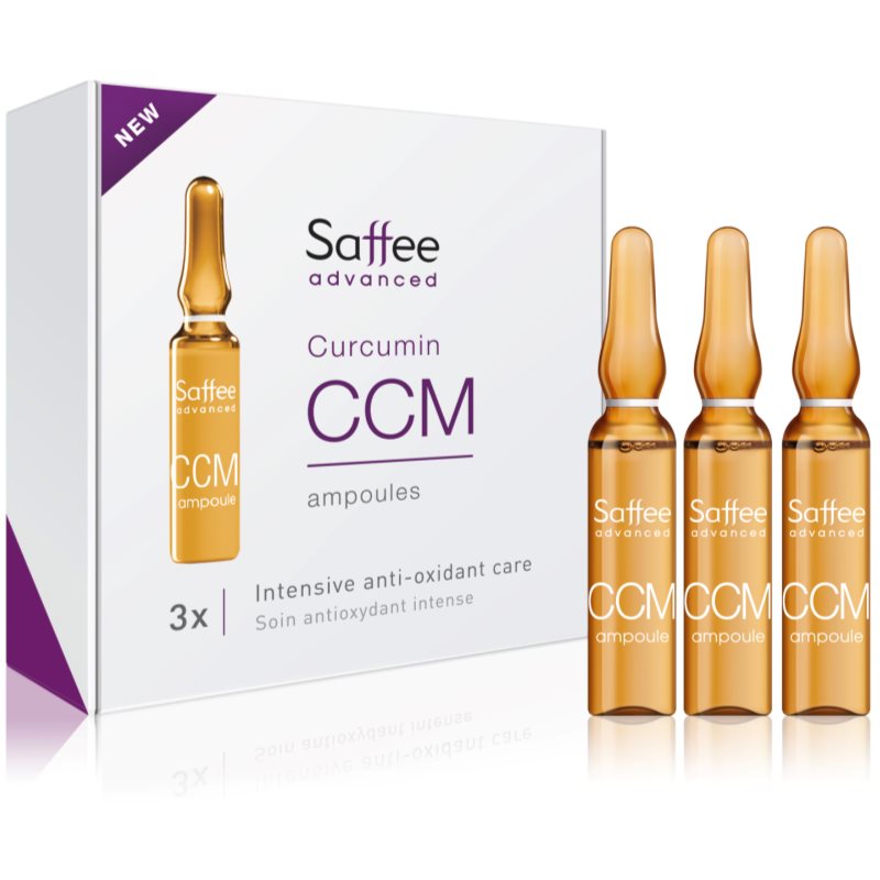 Saffee Advanced Curcumin Ampoules – 3x Intensive Anti-oxidant Care fiolă – 3 zile de tratament cu curcumin