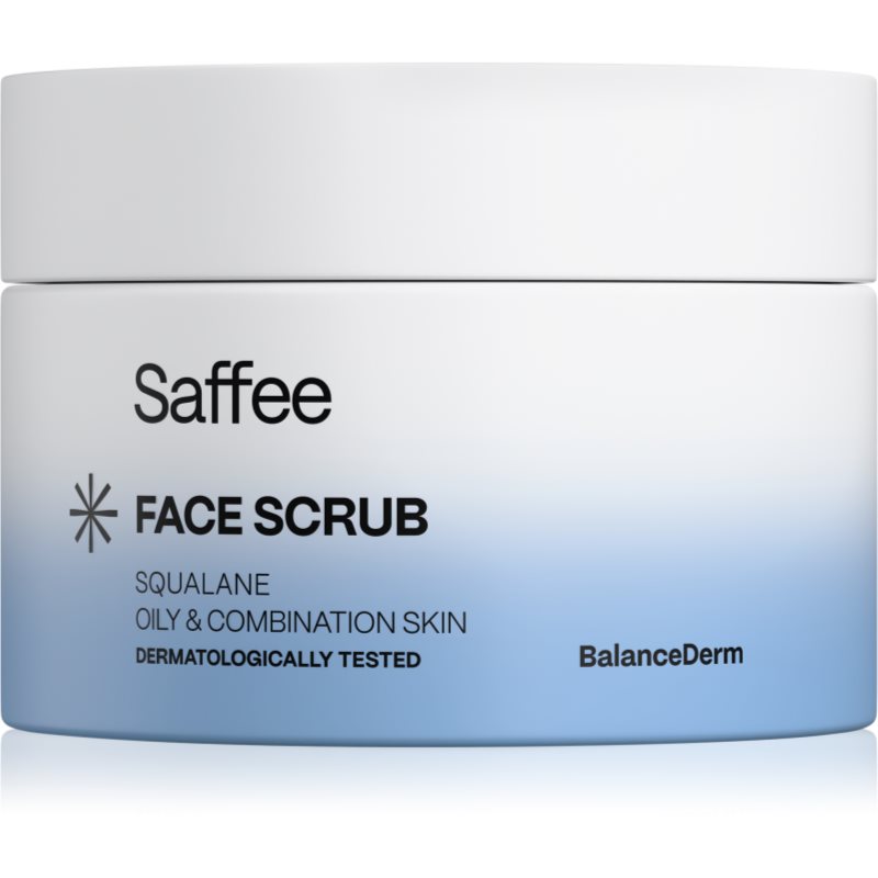 Saffee BalanceDerm Face Scrub exfoliant facial pentru ten gras și mixt 50 ml
