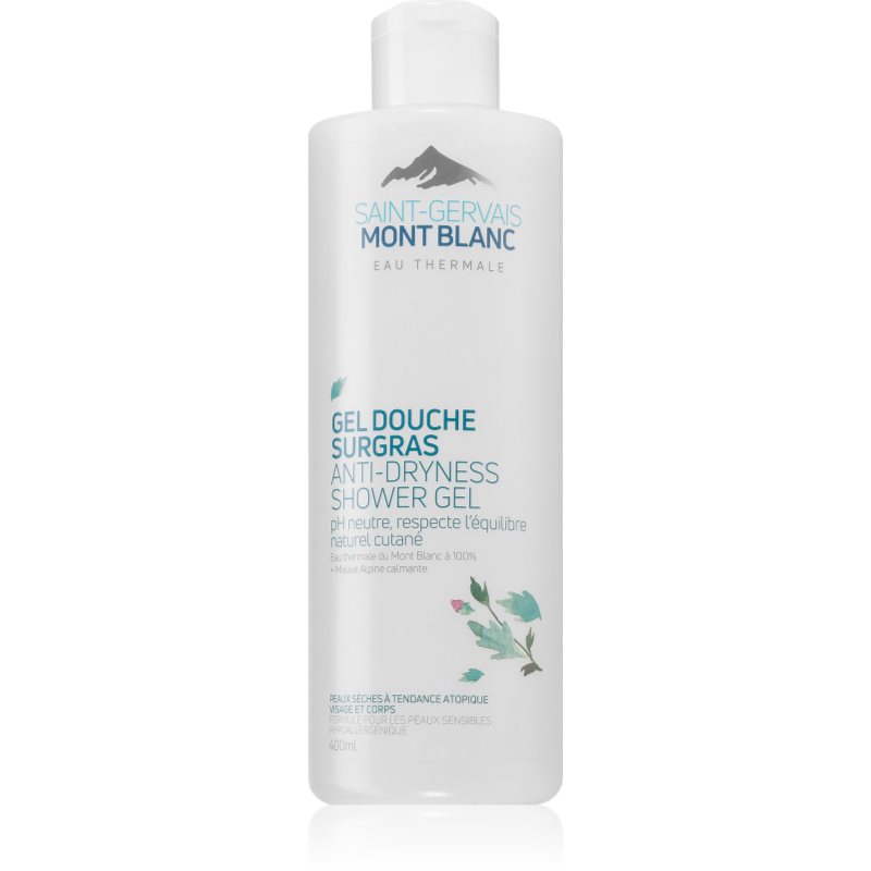 SAINT-GERVAIS MONT BLANC EAU THERMALE gel de dus hidratant pentru pielea uscata sau foarte uscata