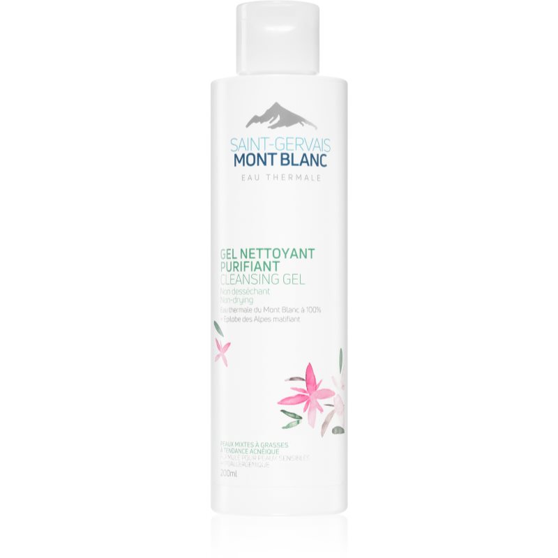 SAINT-GERVAIS MONT BLANC EAU THERMALE gel de curățare pentru ten mixt 200 ml