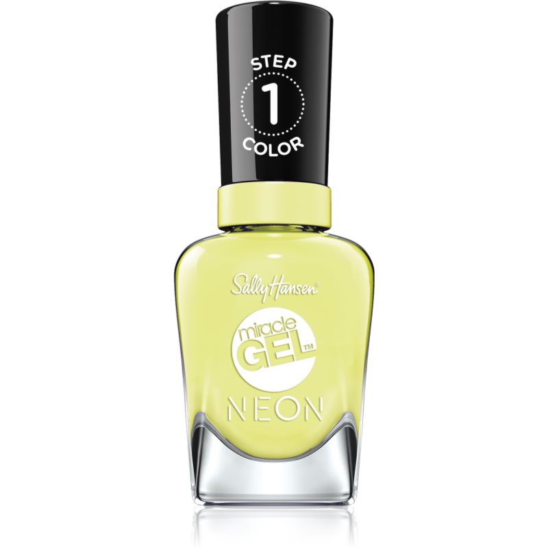 Sally Hansen Miracle Gel™ gel de unghii fara utilizarea UV sau lampa LED culoare 055 Lemon Chillo 14,7 ml