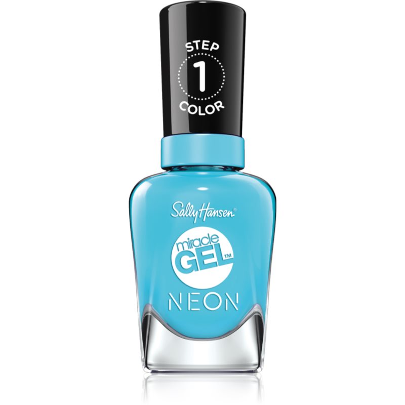 Sally Hansen Miracle Gel™ gel de unghii fara utilizarea UV sau lampa LED culoare 053 Miami Ice 14,7 ml