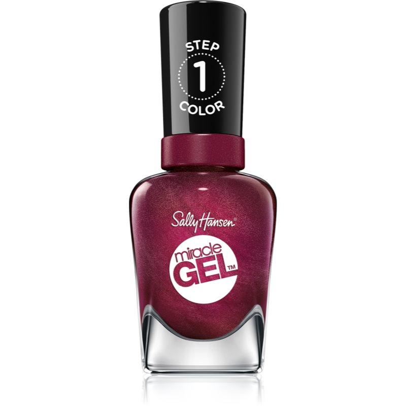 Sally Hansen Miracle Gel™ gel de unghii fara utilizarea UV sau lampa LED culoare 482 Walk The Wine 14,7 ml