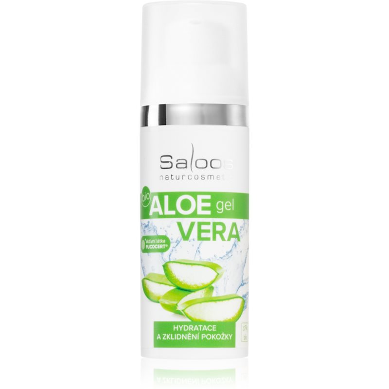 Saloos Bio Aloe Vera gel revigorant pentru ten uscat si iritat 50 ml