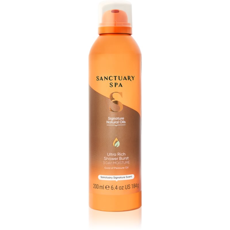 Sanctuary Spa Signature Natural Oils spumă de duș pentru îngrijire cu efect de nutritiv 200 ml