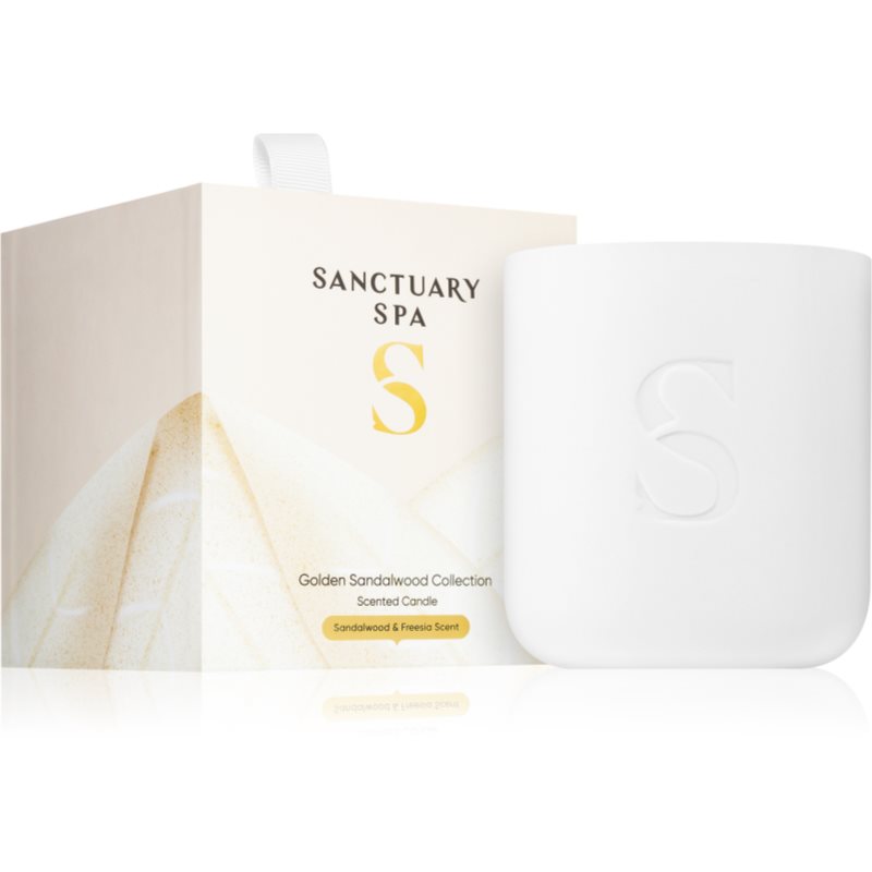 Sanctuary Spa Golden Sandalwood lumânare parfumată 260 g