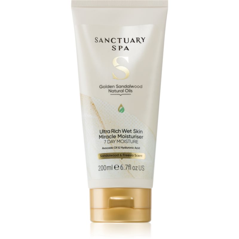 Sanctuary Spa Golden Sandalwood loțiune de corp hidratantă in dus 200 ml