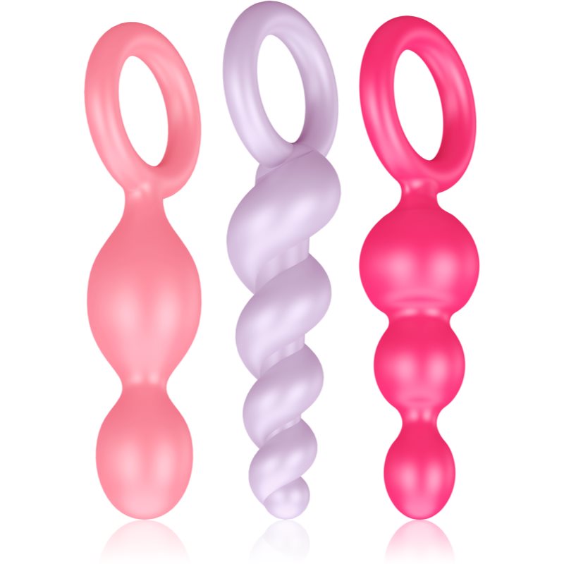 Satisfyer BOOTY CALL set de butt plug-uri Color 3 buc