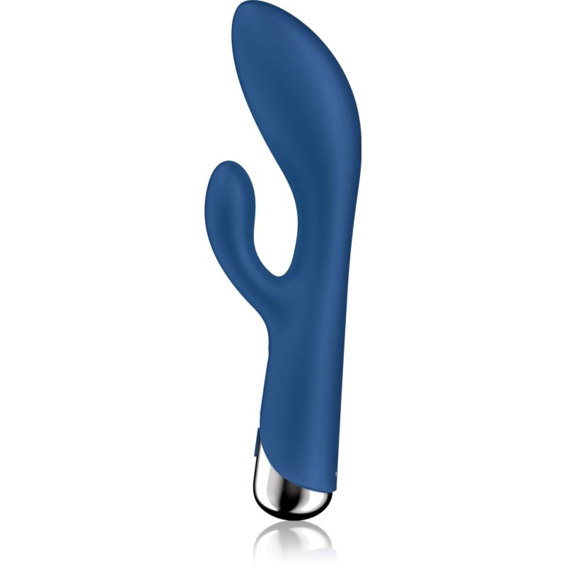 Satisfyer Spinning Rabbit 1 Rotating Shaft vibrator cu stimularea clitorisului rotativ Blue 20 cm