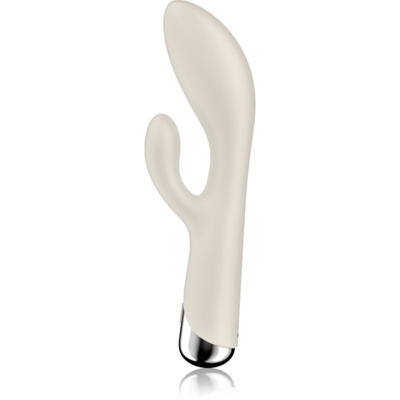 Satisfyer Spinning Rabbit 1 Rotating Shaft vibrator cu stimularea clitorisului rotativ Beige 20 cm