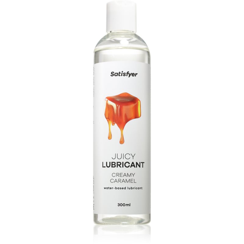 Satisfyer Juicy Lubricant gel lubrifiant cu aromă Creamy Caramel 300 ml