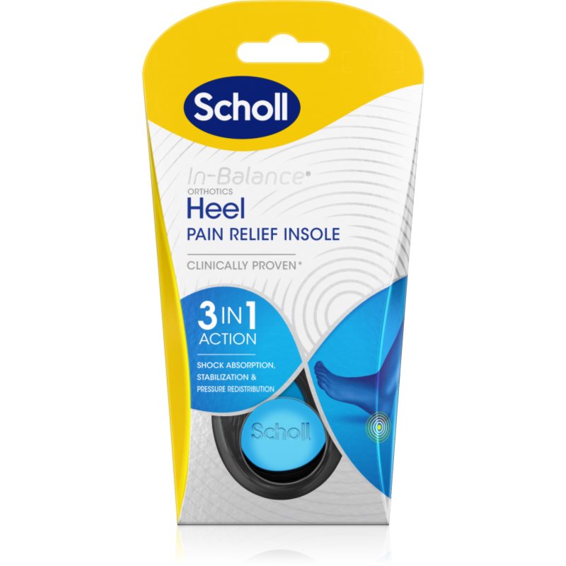 Scholl In-Balance Heel branțuri de încălțăminte pentru calcai mărime Medium 1 pereche