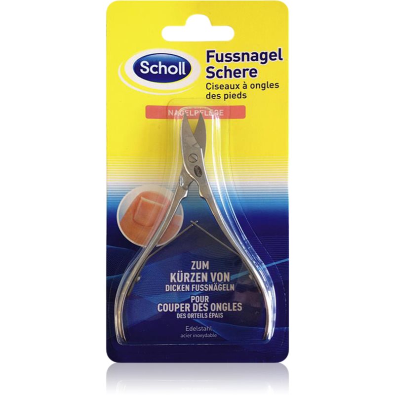 Scholl Toenail Scissors foarfece de unghii drepte 1 buc