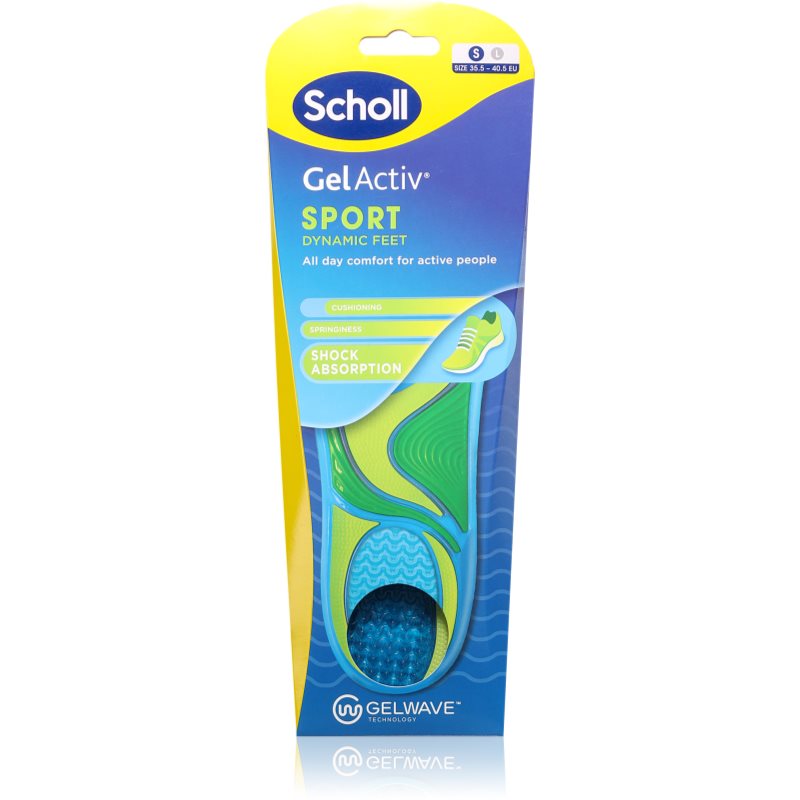 Scholl GelActiv Sport pernute de gel pentru sportivi mărime EU 35.5 - 40.5 1 pereche
