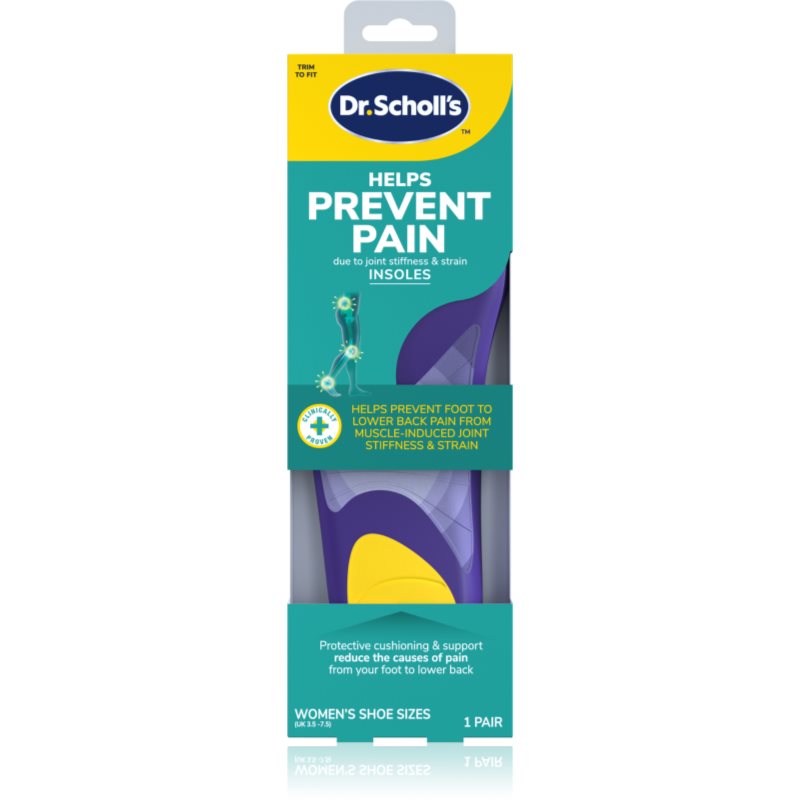 Scholl Dr. Scholl's Prevent Pain branțuri de încălțăminte împotriva durerii mărime Small - Women's UK 3.5 - 7.5 1 pereche