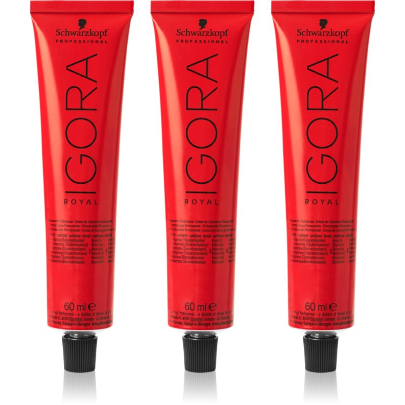 Schwarzkopf Professional IGORA Royal culoare par ambalaj economic culoare 6-00 Dark Blonde Natural Extra
