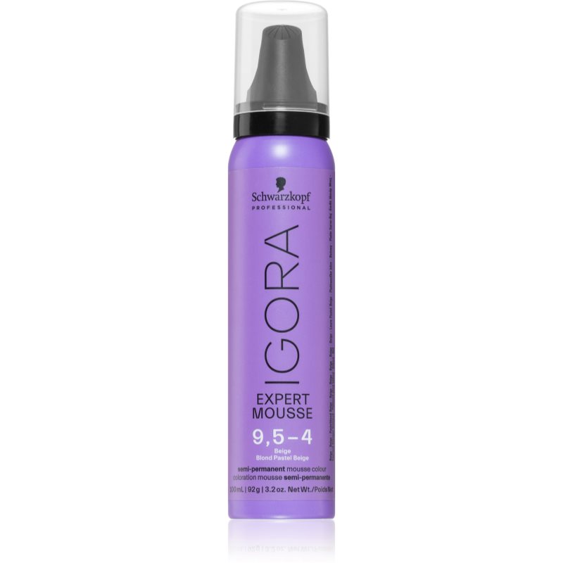 Schwarzkopf Professional IGORA Expert Mousse vopsea de par sub forma de spuma pentru păr culoare 9,5-4 Beige 100 ml