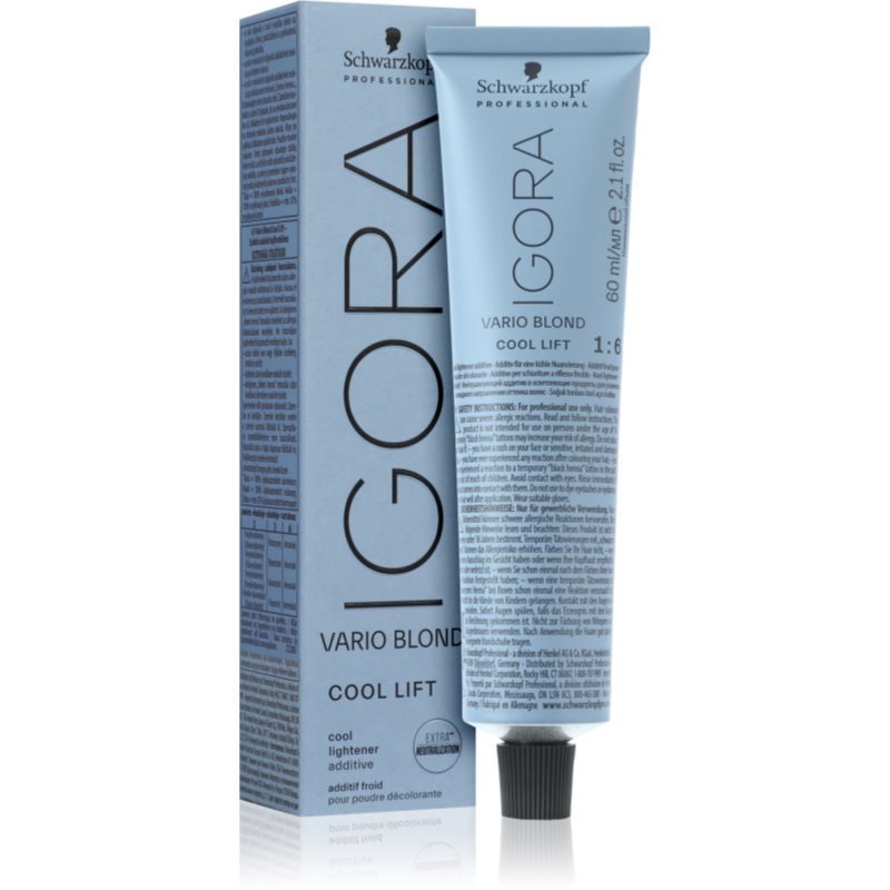 Schwarzkopf Professional IGORA Vario Blond Cool Lift Adaos de tonifiere si iluminare Cool Lift 60 ml