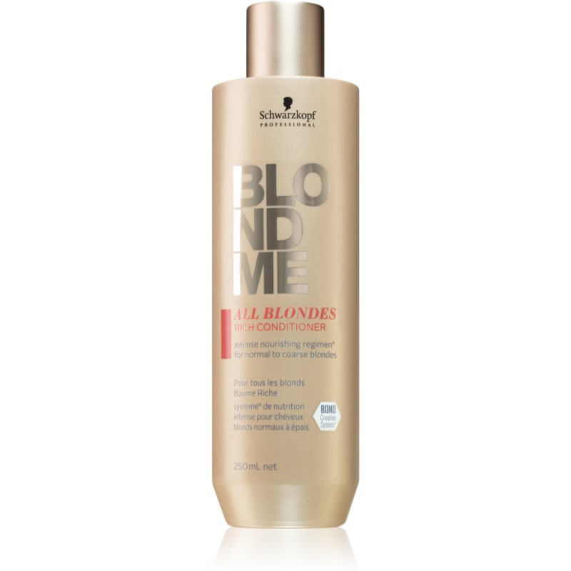 Schwarzkopf Professional Blondme All Blondes Rich balsam hranitor pentru par aspru. 250 ml