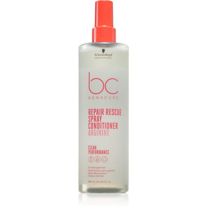 Schwarzkopf Professional BC Bonacure Repair Rescue conditioner Spray Leave-in pentru păr uscat și deteriorat 400 ml