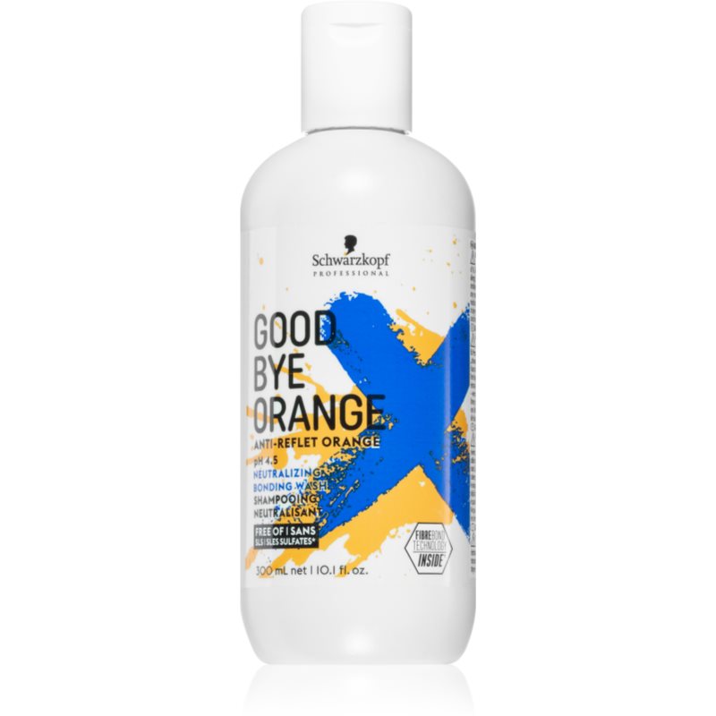 Schwarzkopf Professional Goodbye Orange șampon nuanțator neutralizarea subtonurilor de alamă 300 ml